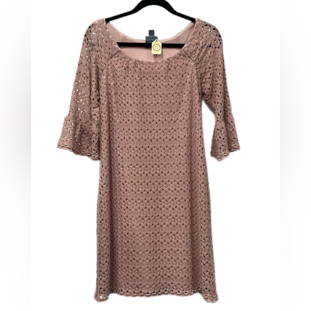 Rabbit Designs Crochet Mauve Dress Size‎ Medium